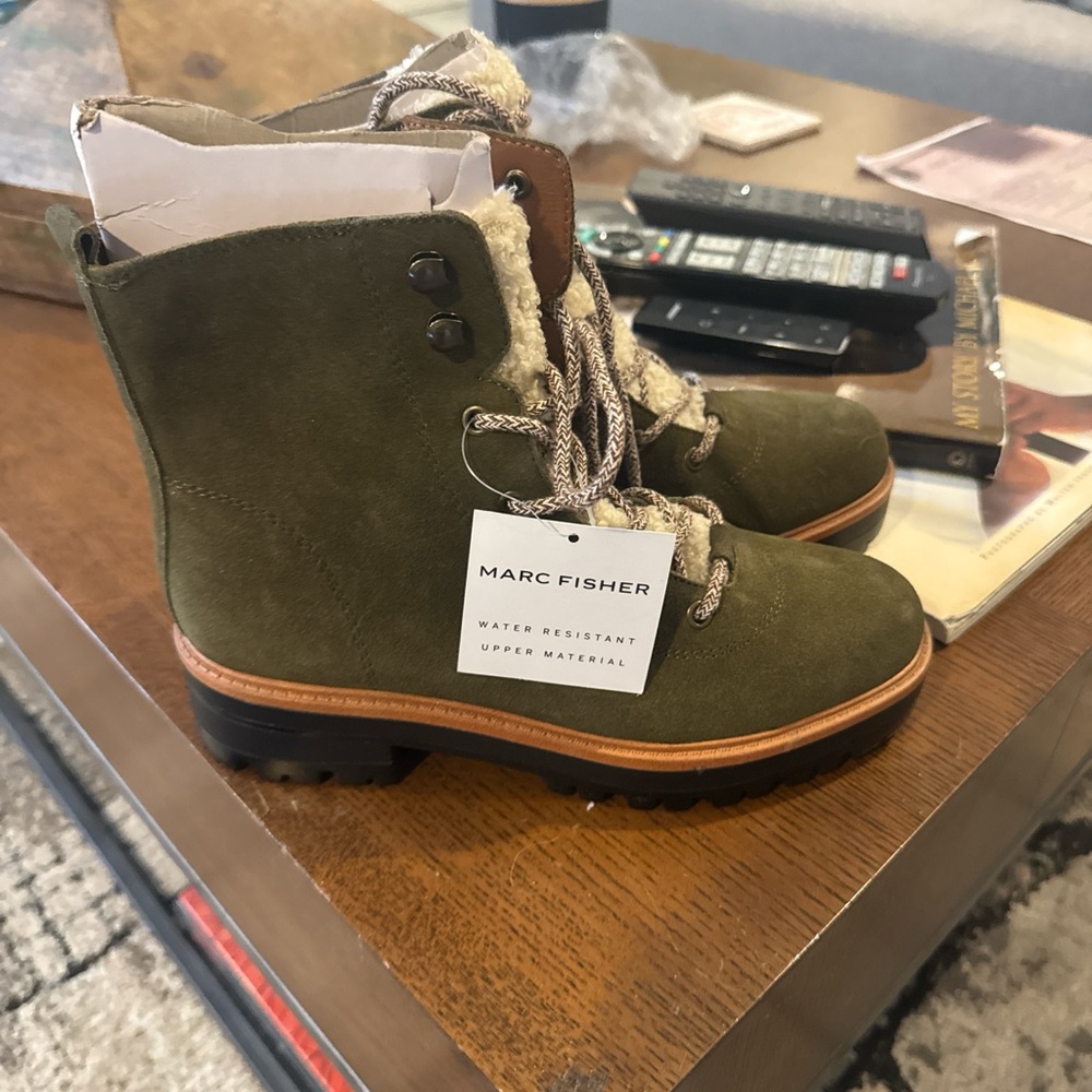 Marc Fisher Women's Olive Boots